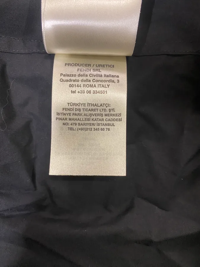 Fendi Black Monogrammed Mafia Shirt - Image 9