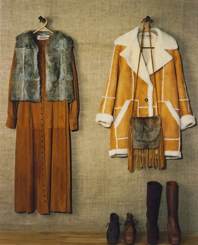 FW1993 Miu Miu Rabbit Fur Camel Vest - Image 2