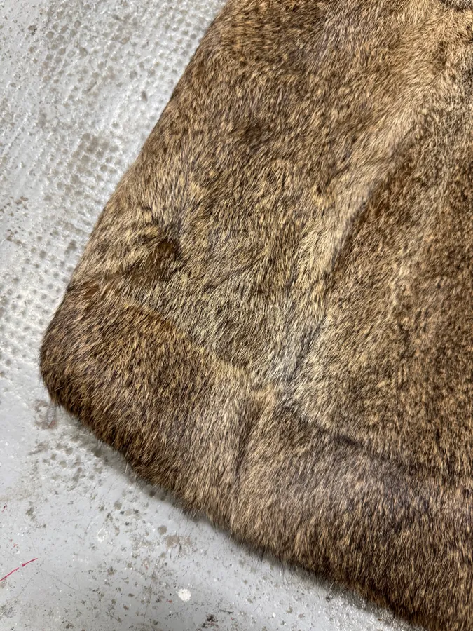 FW1993 Miu Miu Rabbit Fur Camel Vest - Image 6