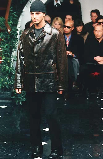 FW1998 Dolce & Gabbana Minimalist Elegance Leather Jacket - Image 2
