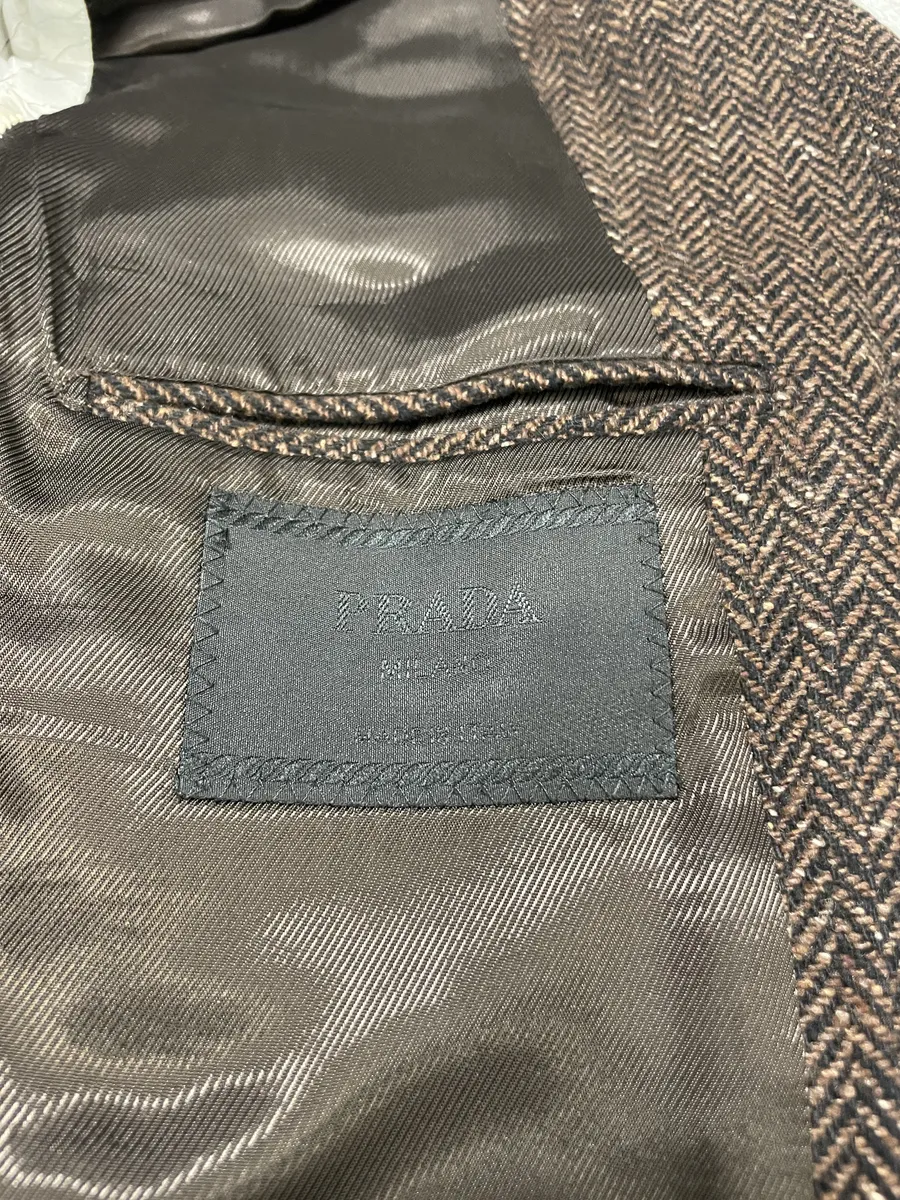 FW1998 Prada Cashmere Brown Blazer Jacket - Image 10