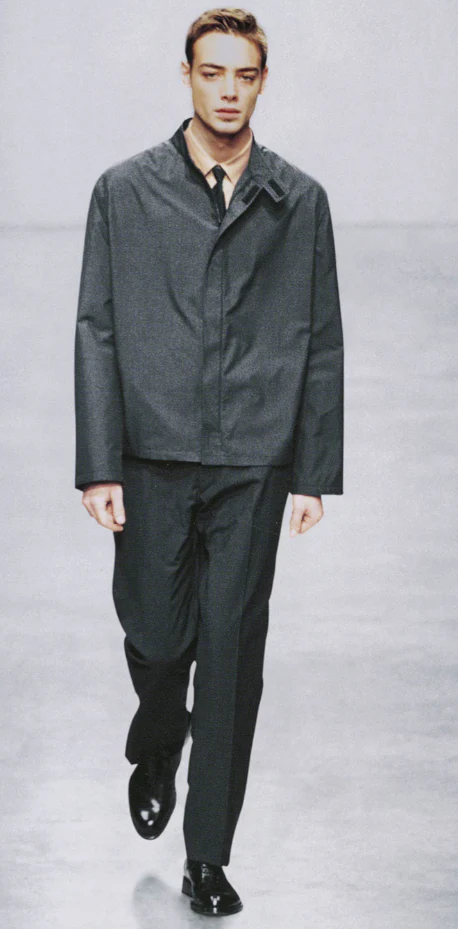FW1998 Prada Grey Tailored Cozy Pants - Image 2