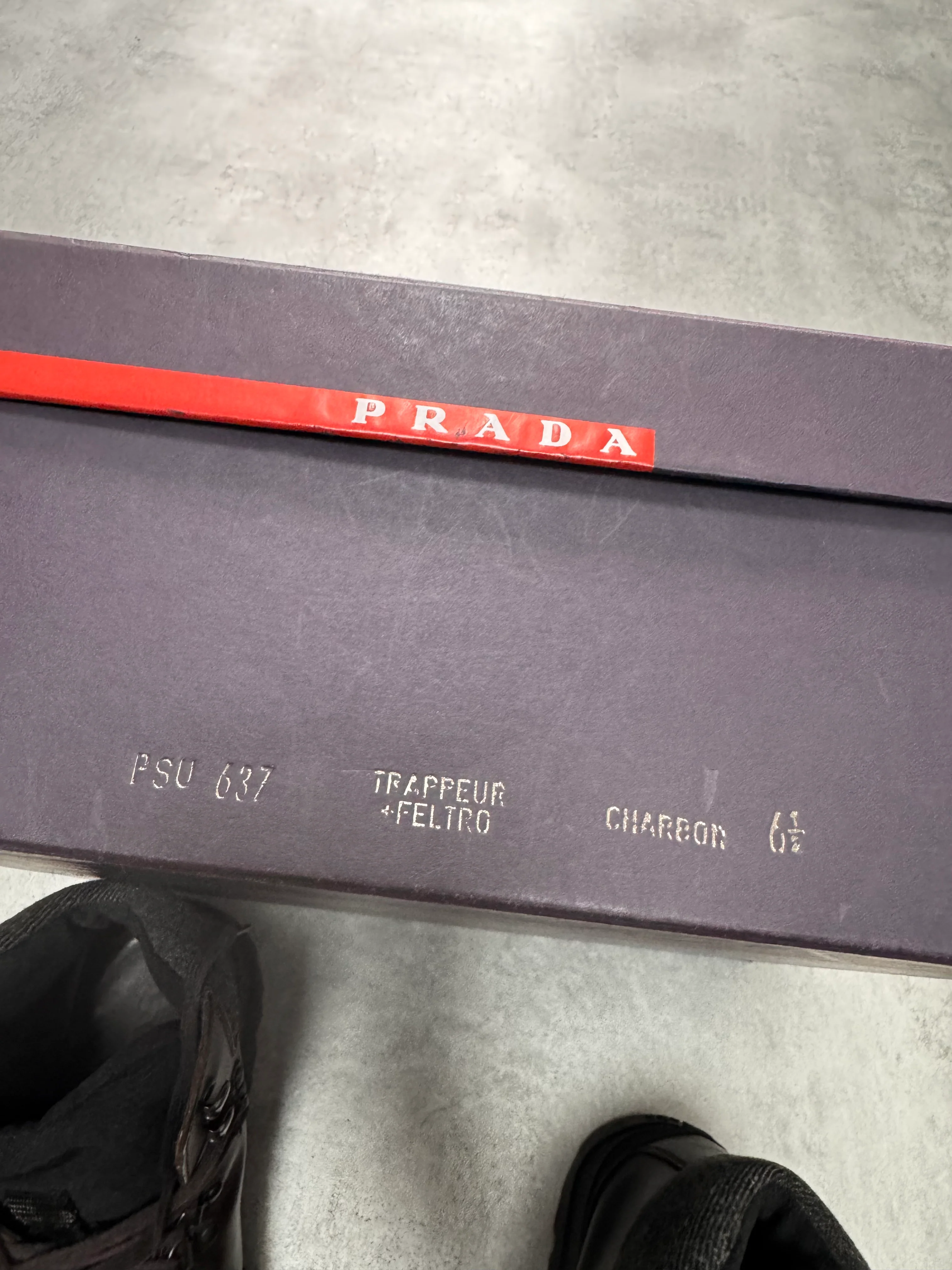 FW1999 Prada Brown Leather Hiking Boots - Image 9