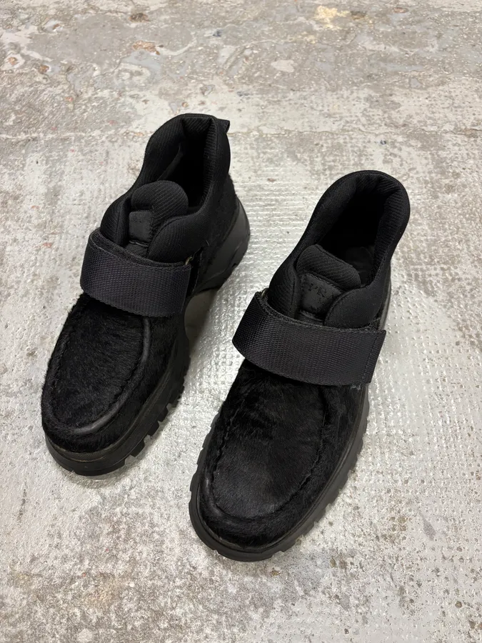 FW1999 Prada Strap Pony Hair Leather Vibram Shoes - Image 3