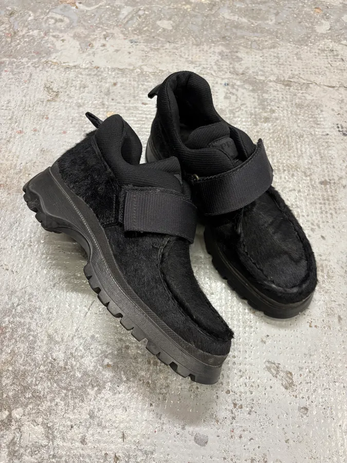 FW1999 Prada Strap Pony Hair Leather Vibram Shoes - Image 5