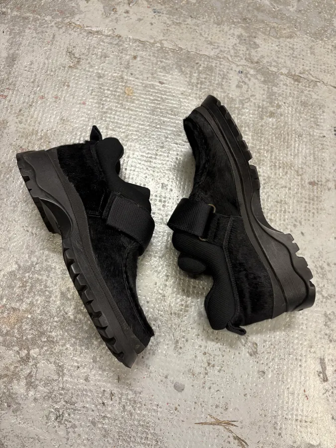 FW1999 Prada Strap Pony Hair Leather Vibram Shoes - Image 6