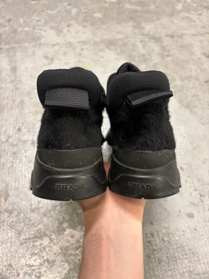FW1999 Prada Strap Pony Hair Leather Vibram Shoes - Image 7