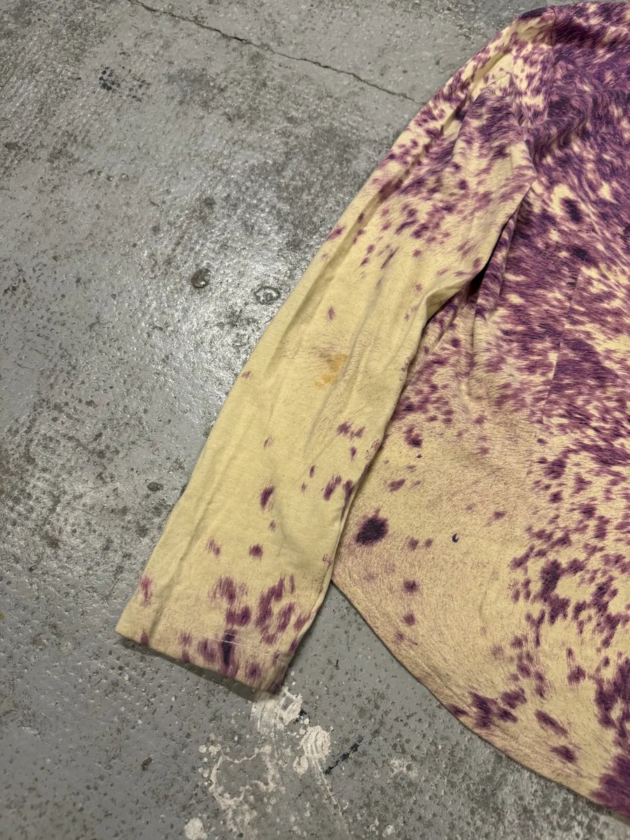 FW1999 Roberto Cavalli Fury Purple Movement Shirt - Image 10