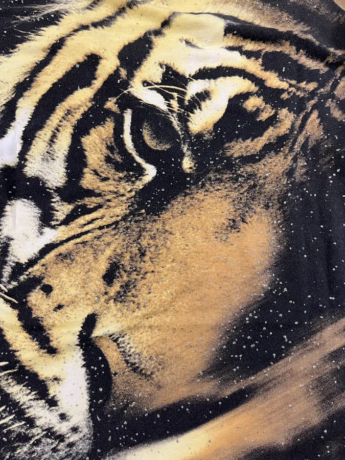 FW2000 Roberto Cavalli Savage Gold Tiger Top - Image 4