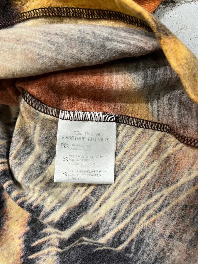 FW2000 Roberto Cavalli Tiger Orange Savage Top - Image 5