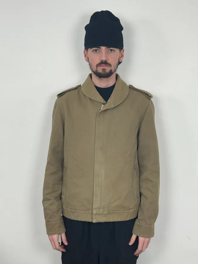 FW2001 Gucci Beige Minimalist Jacket by Tom Ford - Image 2