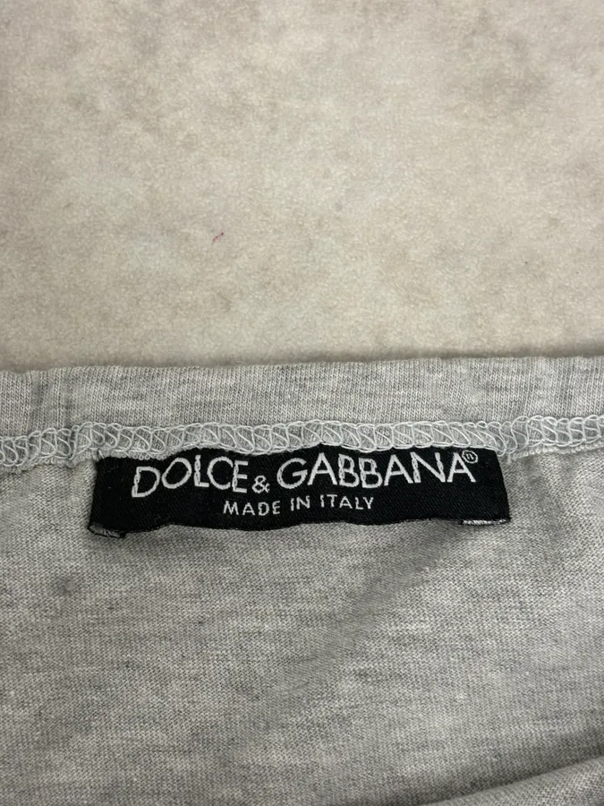 FW2004 Dolce & Gabbana Grey Leopard Tank Top - Image 8