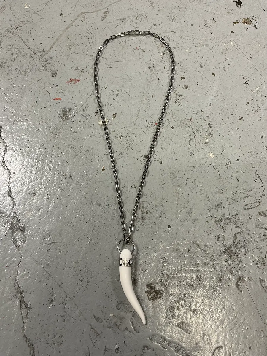 FW2005 Dolce & Gabbana White Tooth Necklace