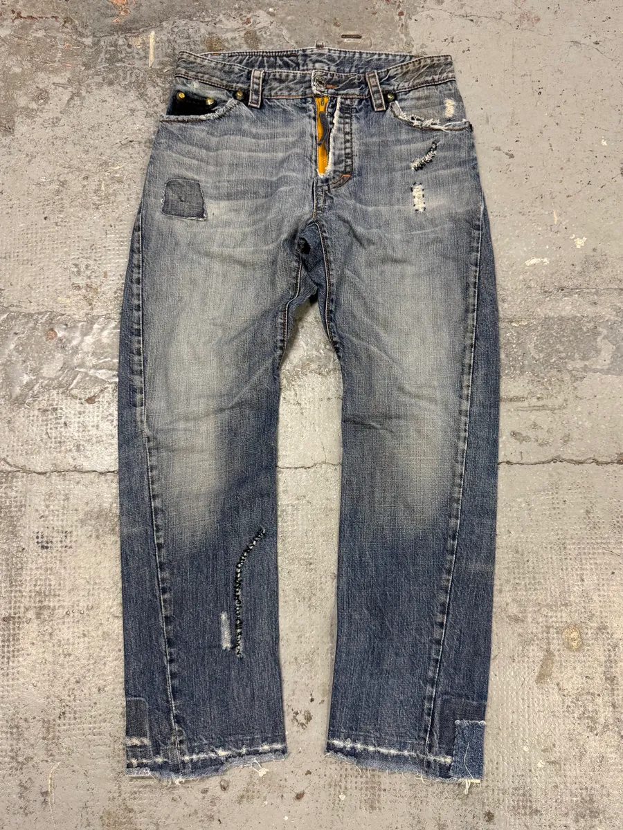 FW2005 Dsquared2 Faith Blue Denim Jeans - Image 3