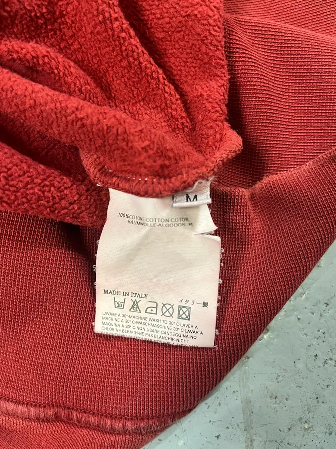 FW2005 Dsquared2 Happy Jesus Red Hoodie - Image 9