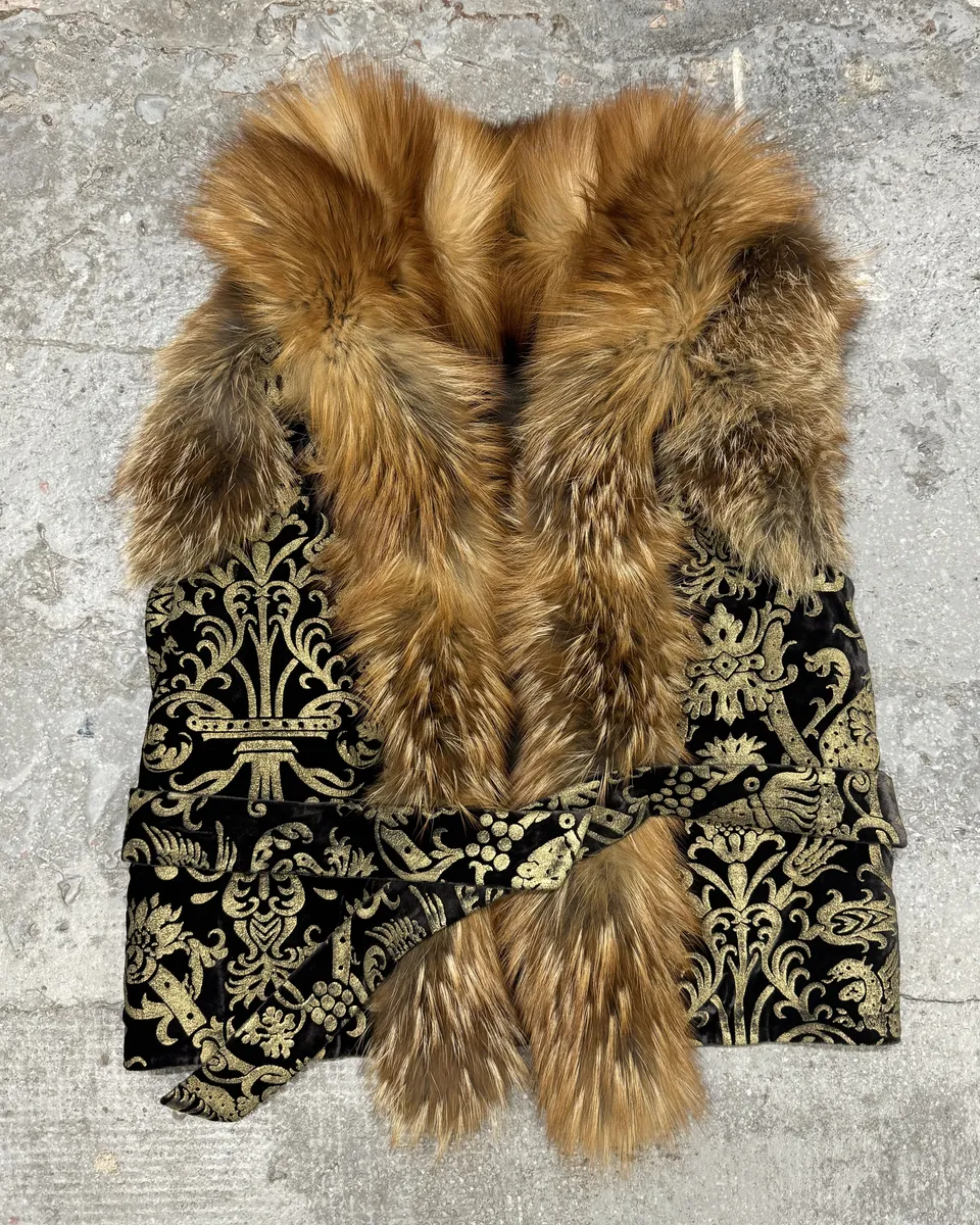 FW2006 Roberto Cavalli Fox Fur Royal Premium Vest