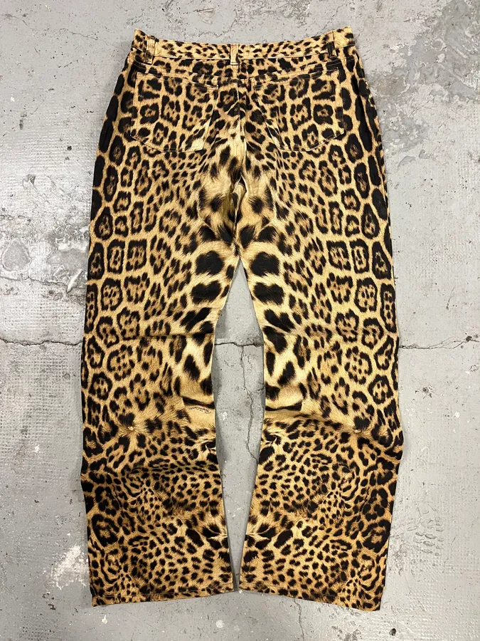 FW2006 Roberto Cavalli Savage Premium Leopard Print Pants - Image 6