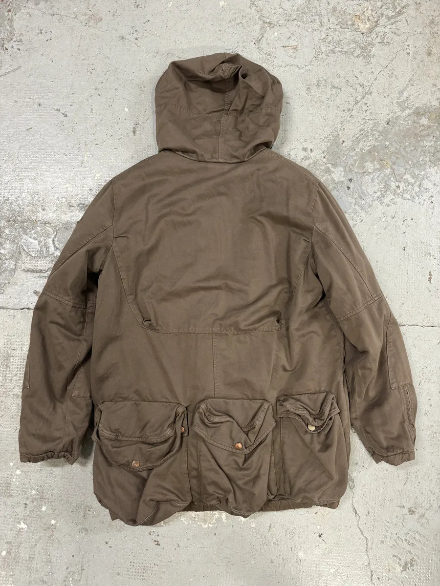 FW2006 Roberto Cavalli Utility Multi-Pockets Brown Jacket - Image 3