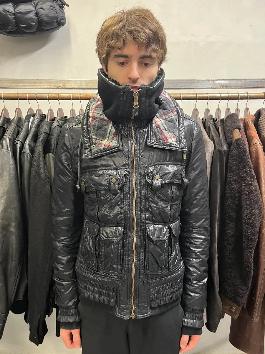 FW2008 Dolce & Gabbana Utility Puffer Black Jacket - Image 2