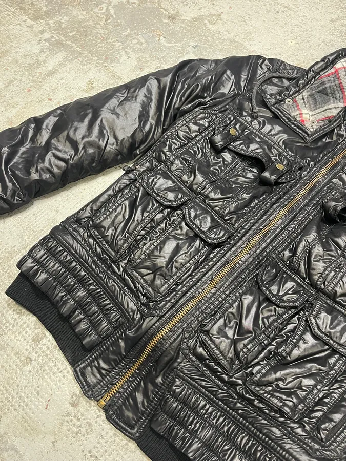 FW2008 Dolce & Gabbana Utility Puffer Black Jacket - Image 5
