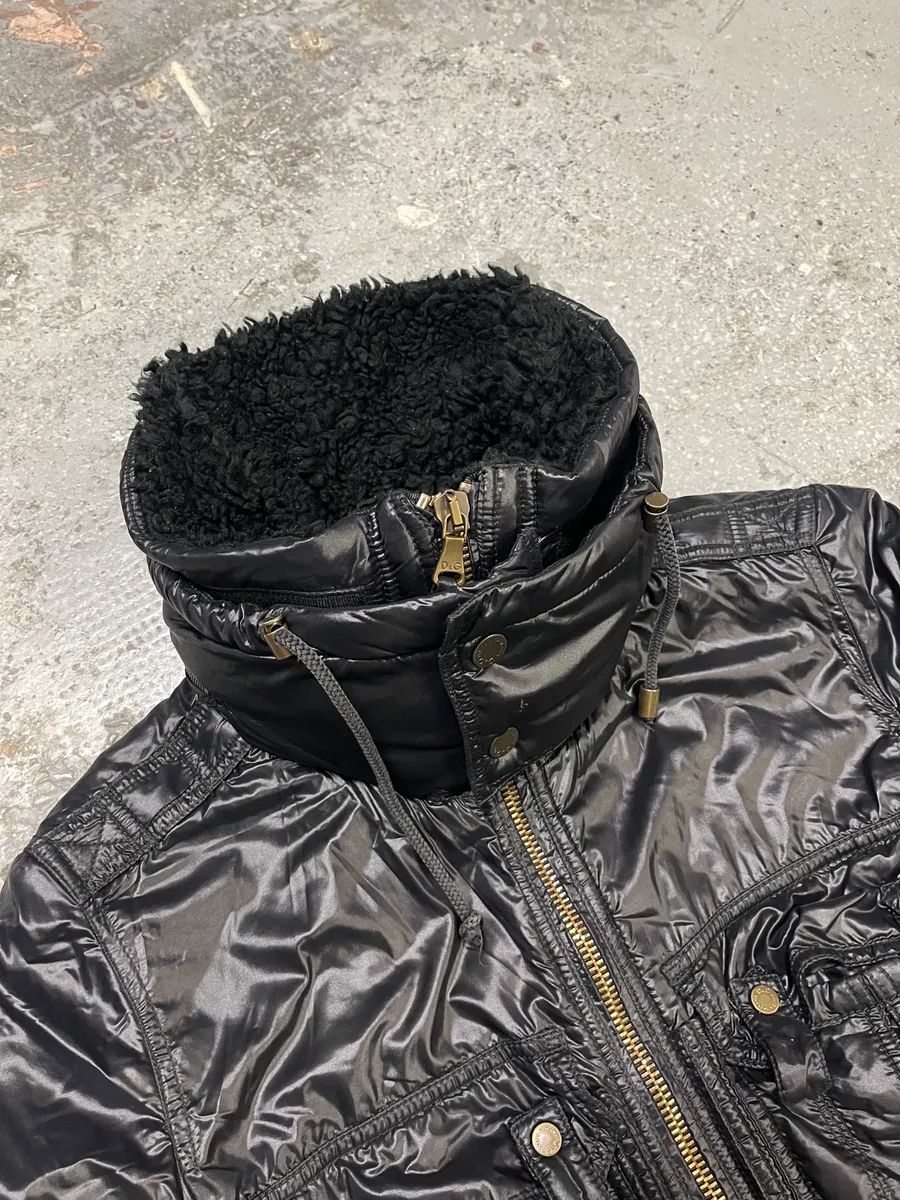 FW2008 Dolce & Gabbana Utility Puffer Black Jacket - Image 6