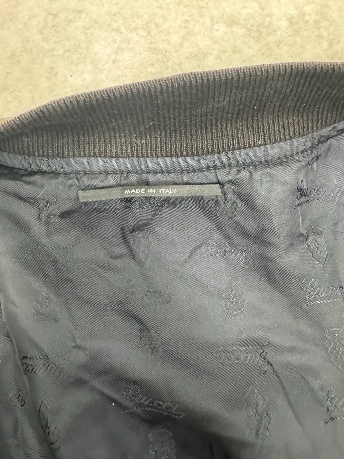 FW2008 Gucci Black Nylon Jacket - Image 17