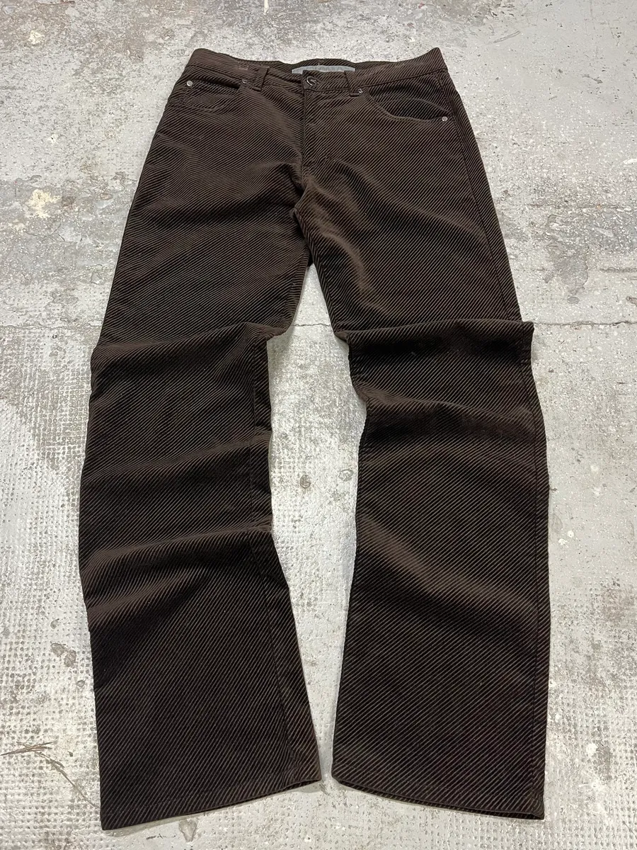 FW2008 Karl Lagerfeld Velvet Brown Pants - Image 7