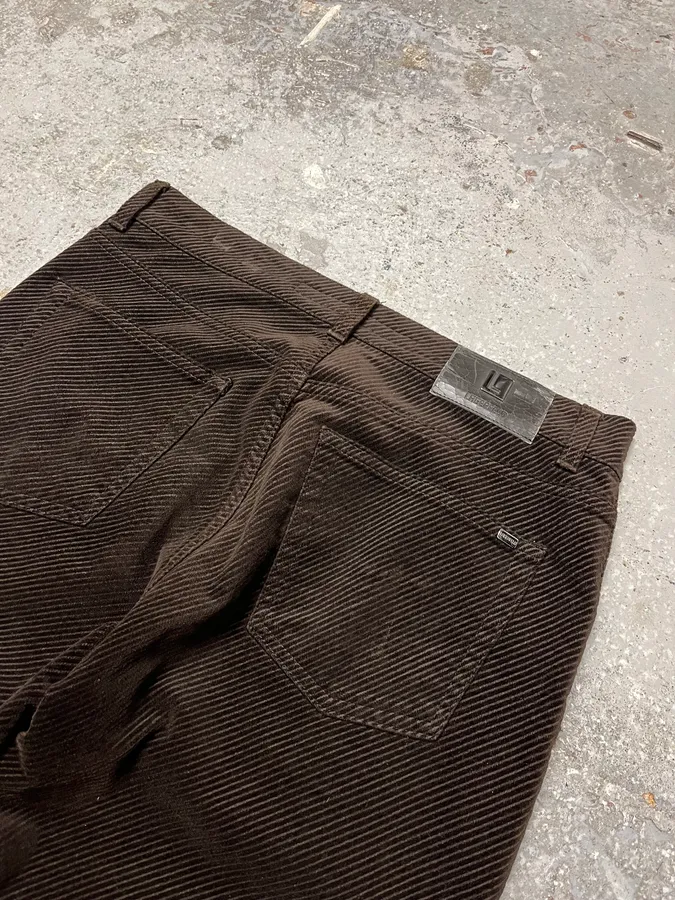 FW2008 Karl Lagerfeld Velvet Brown Pants - Image 9
