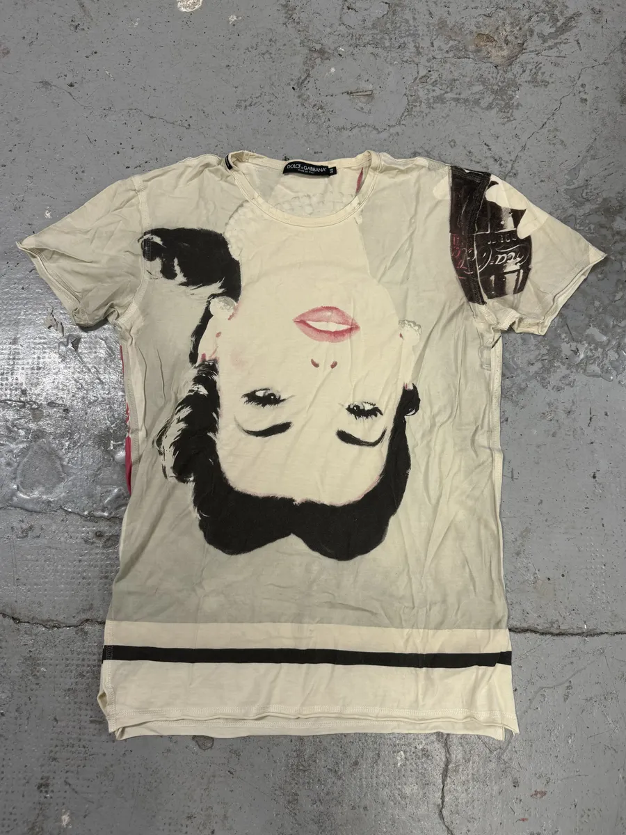 FW2011 Dolce & Gabbana Lady Coca-Cola White T-Shirt - Image 5