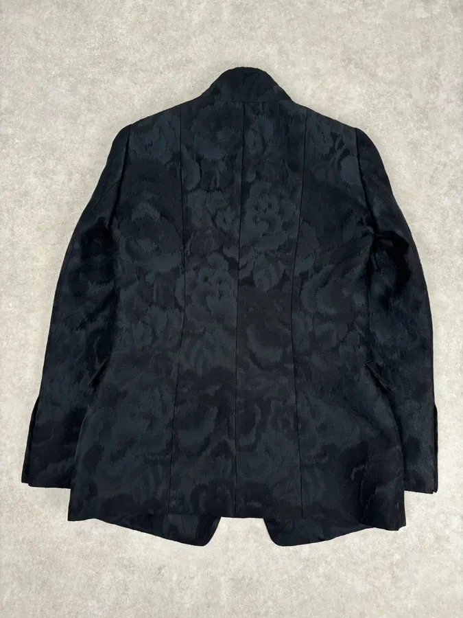 FW2012 Gucci Black Jacquard Asymmetric Blazer by Frida Giannini - Image 3