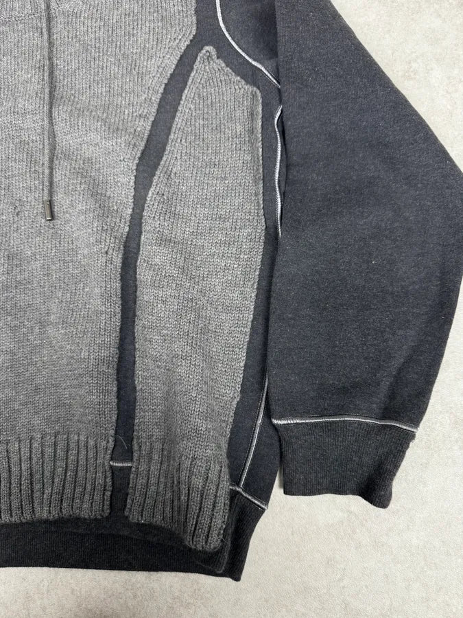FW2013 Dolce & Gabbana Grey Hooded Sweater - Image 7