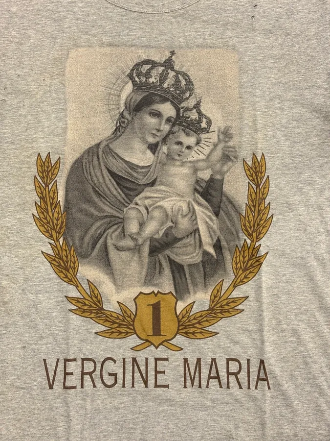 FW2013 Dolce & Gabbana Maria Grey T-Shirt - Image 7