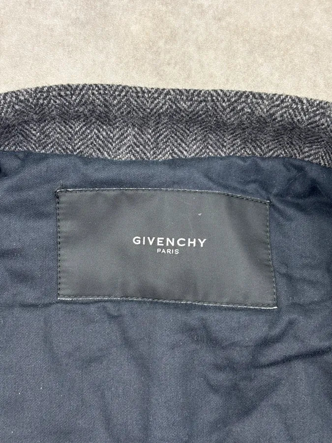 FW2013 Givenchy Grey Wool Multi Zip Jacket by Riccardo Tisci - Image 11