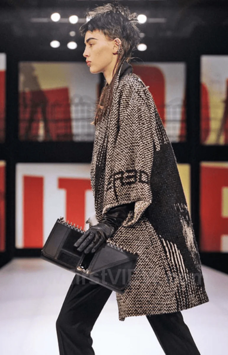 FW2013 Jean Paul Gaultier Gloomy Shadow Japan Profile Coat - Image 8