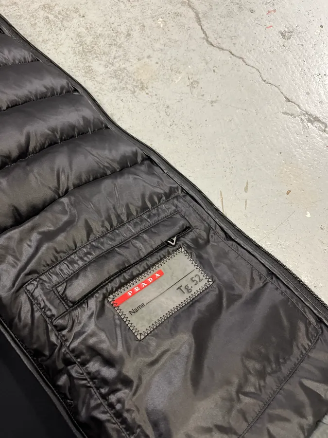 FW2013 Prada Grey Puffer Jacket - Image 13