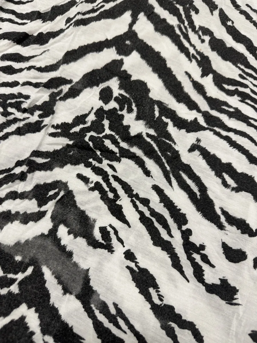 FW2013 Saint Laurent Zebra White T-Shirt - Image 7