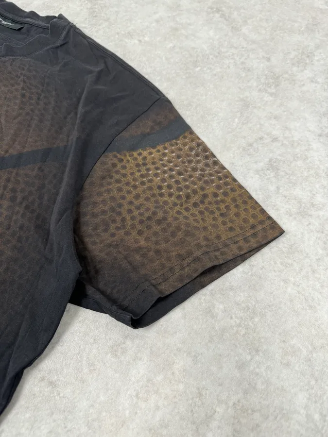 FW2014 Givenchy Black & Brown Gradient Basket T-Shirt by Riccardo Tisci - Image 5