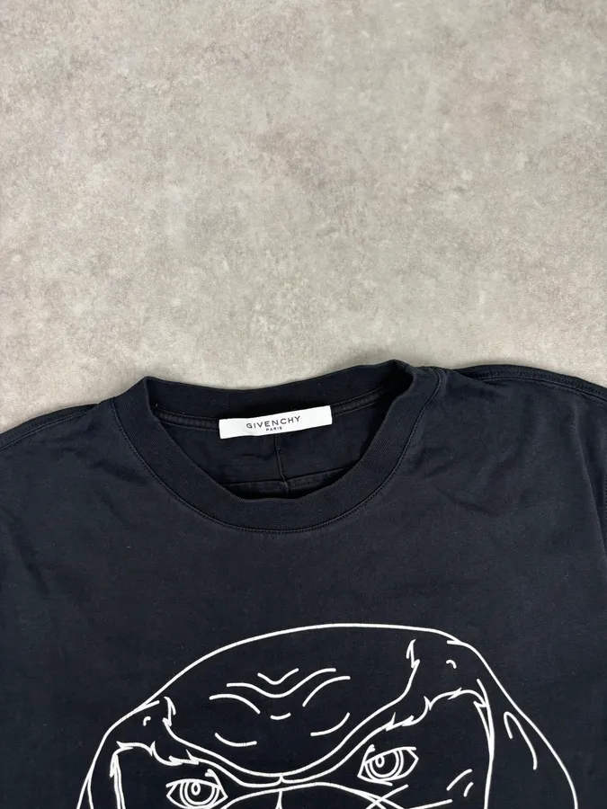 FW2014 Givenchy Black Rottweiler Dog T-Shirt by Riccardo Tisci - Image 4