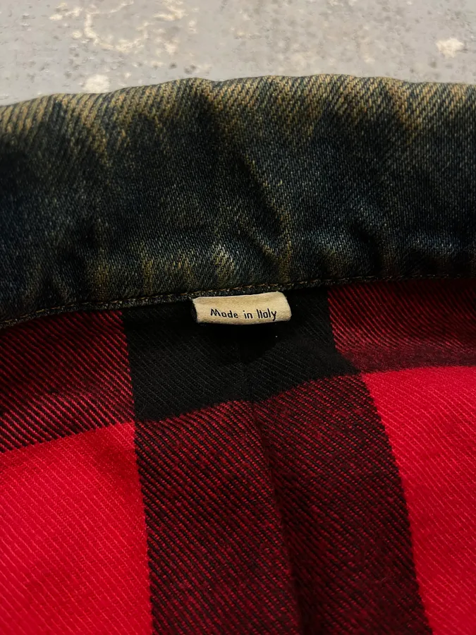 FW2015 Gucci Blue Denim Embroidered Tiger Denim Jacket - Image 12