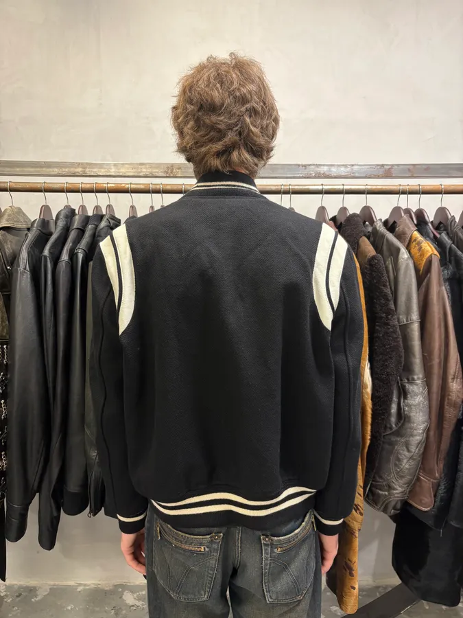 FW2017 Saint Laurent Black Teddy Bomber Jacket - Image 3