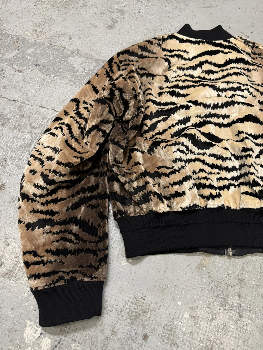 FW2018 Haider Ackermann Safari Striped Bomber Jacket - Image 10