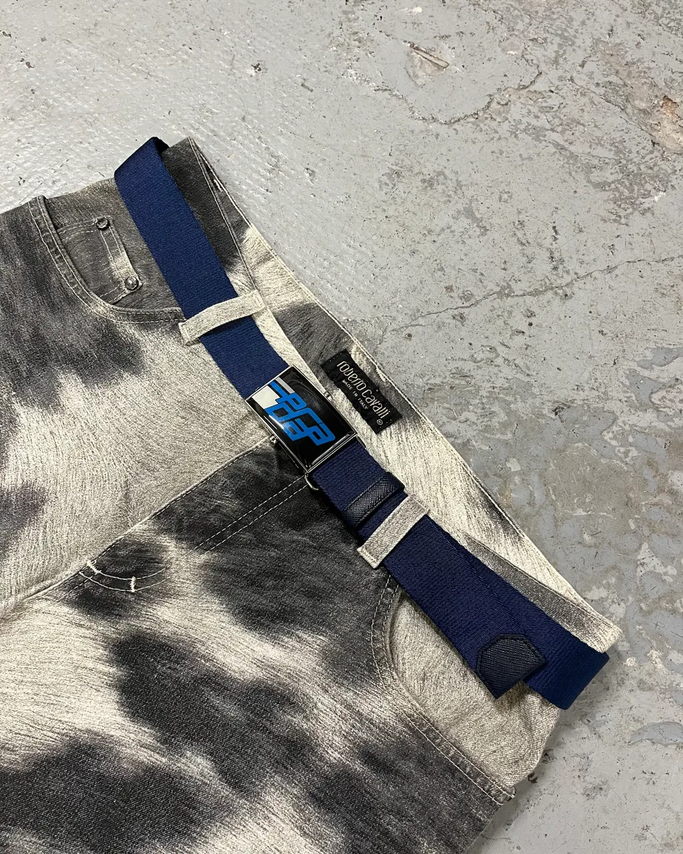 FW2018 Prada Navy Minimalist Belt