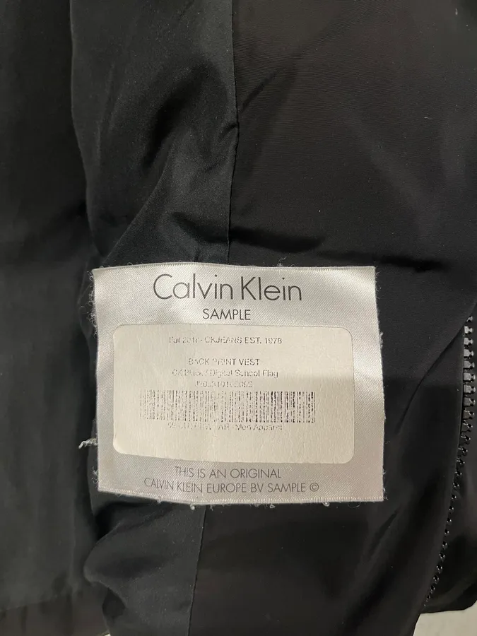 FW2018 Raf Simons Calvin Klein USA Puffer Vest - Image 10