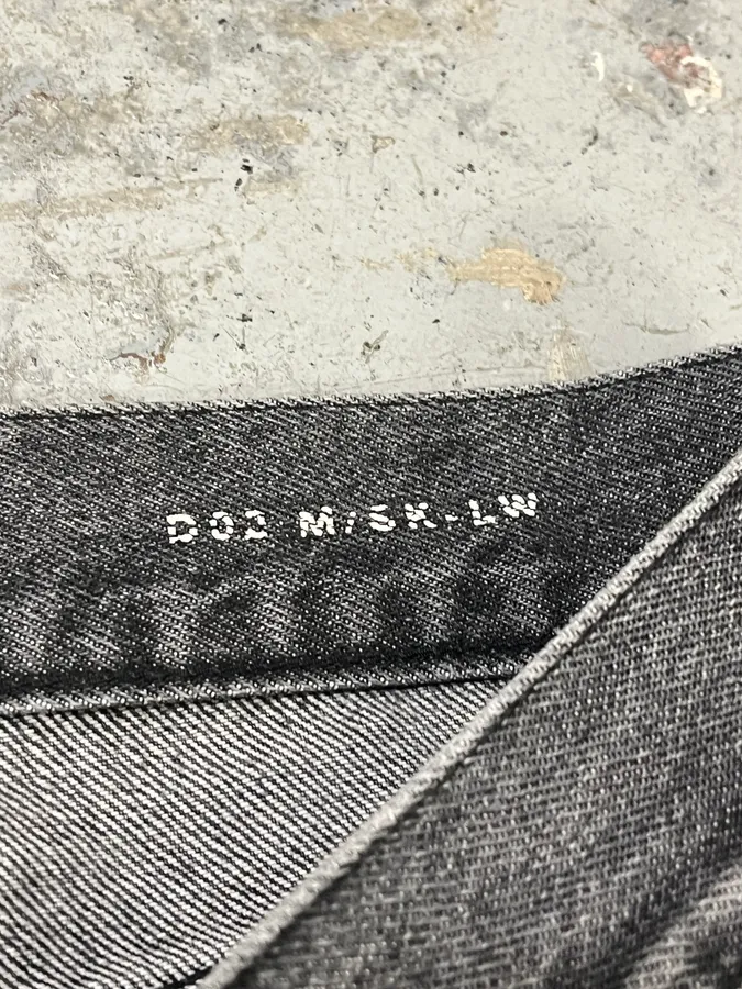 FW2018 Saint Laurent Japanese Denim Raw Jeans - Image 8