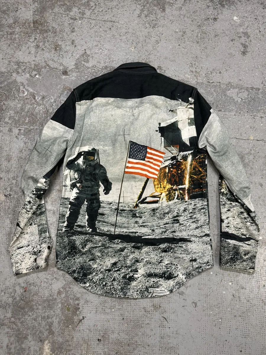 FW2019 Calvin Klein Est 1978 Moon Landing Shirt Jacket - Image 2