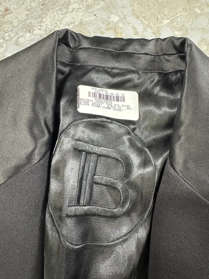 FW2022 Balmain Black Bondage Contemporary Blazer Jacket - Image 9
