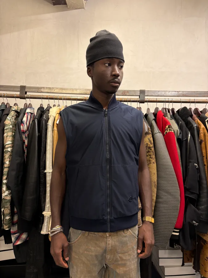 FW2024 Louis Vuitton Reversible Map Camo Fleece Vest - Image 4