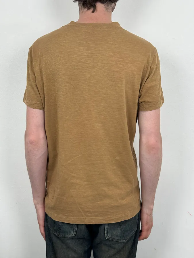 Galliano Printed Letters Beige G T-Shirt - Image 3