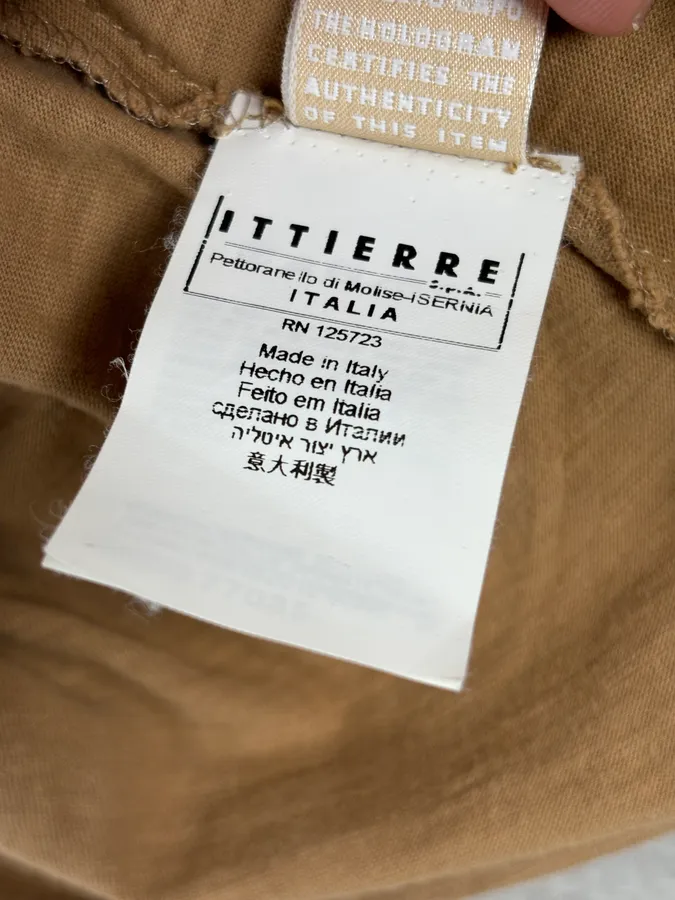 Galliano Printed Letters Beige G T-Shirt - Image 9