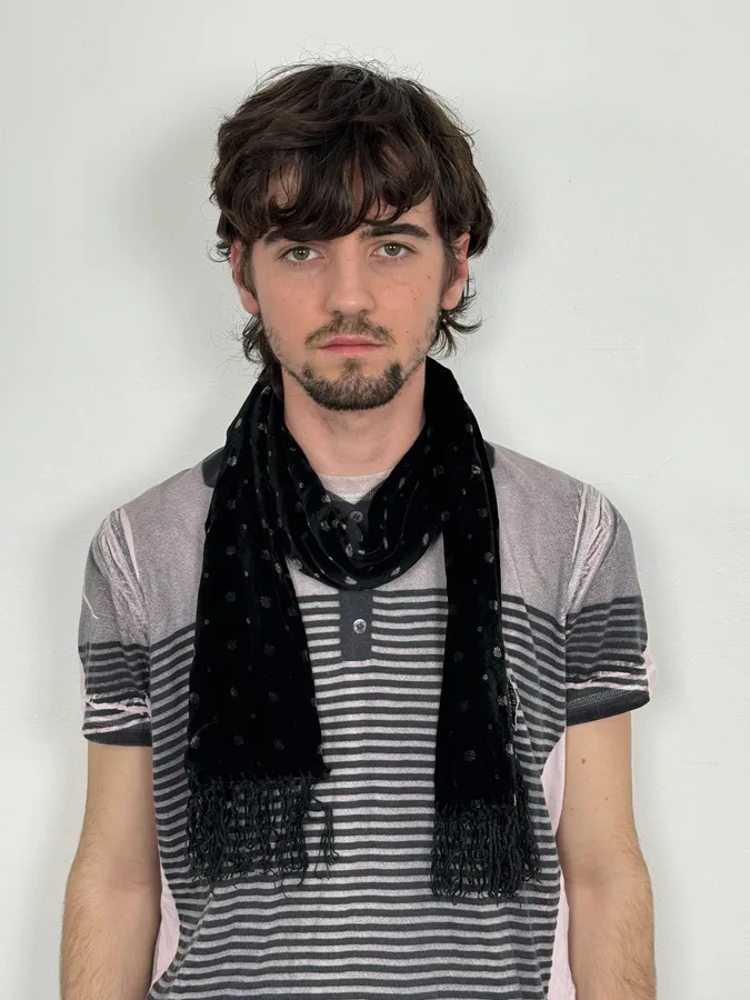 Giorgio Armani Black Scarf Polka Dot Scarf - Image 3